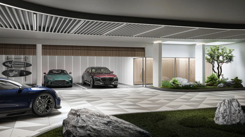 Luxuriöses Apartment mit 1 Schlafzimmer und Balkon, privatem Pool und Blick auf das Meer