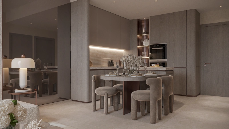 Exklusive 1-Zimmer Wohnung mit Versace Fliesen & Top Lage in JVC