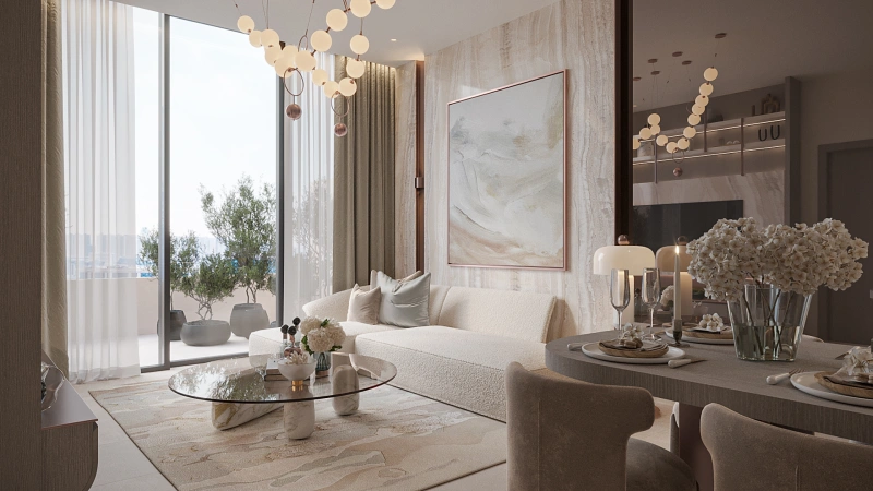 Exklusive 1-Zimmer Wohnung mit Versace Fliesen & Top Lage in JVC