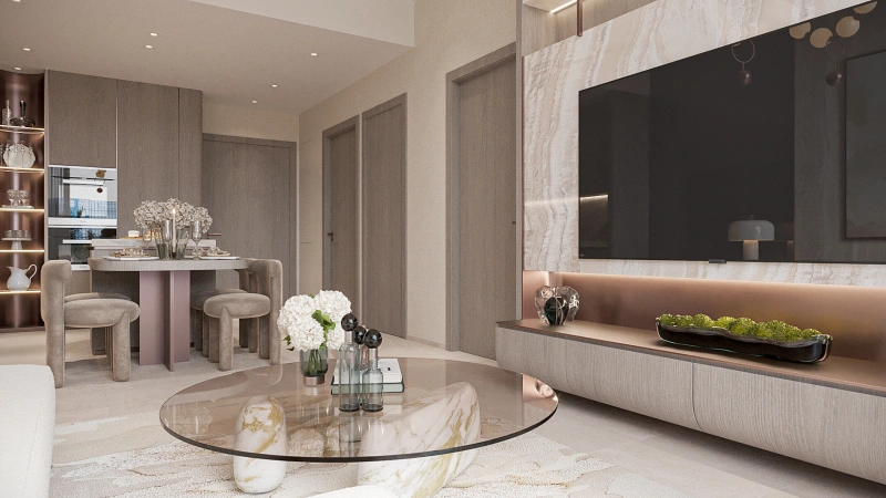 Exklusive 1-Zimmer Wohnung mit Versace Fliesen & Top Lage in JVC