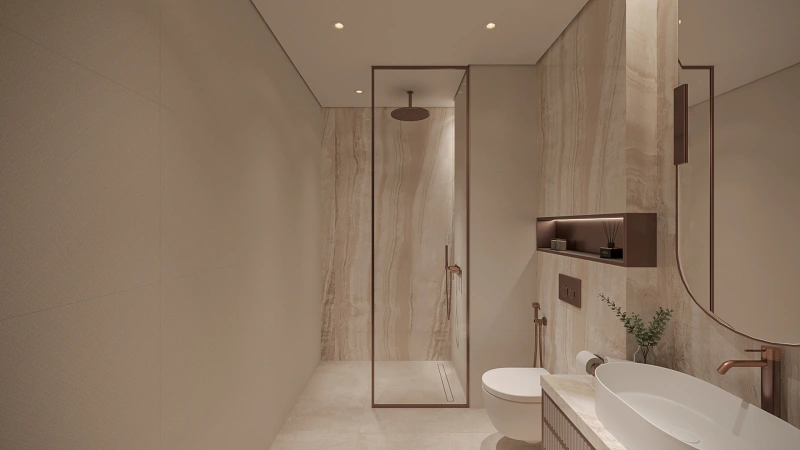 Exklusive 1-Zimmer Wohnung mit Versace Fliesen & Top Lage in JVC