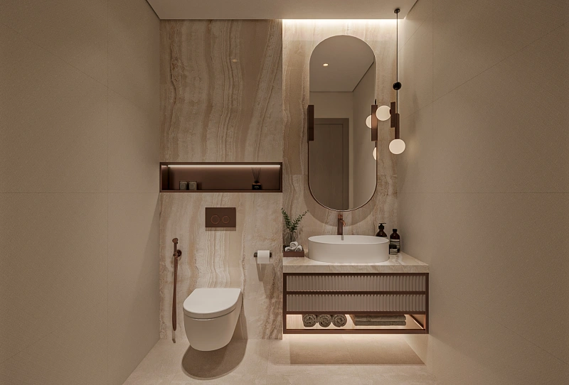 Exklusive 1-Zimmer Wohnung mit Versace Fliesen & Top Lage in JVC