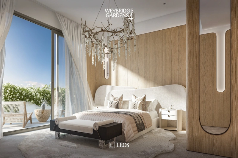 Atemberaubende Zwei-Zimmer-Wohnung mit Pool und Panoramablick