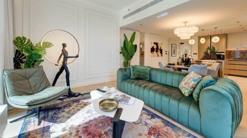 Moderne Luxuswohnung mit 2 Schlafzimmern - komplett möbliert!