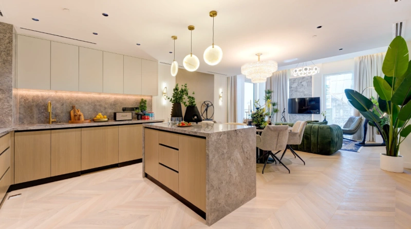 Moderne Luxuswohnung mit 2 Schlafzimmern - komplett möbliert!