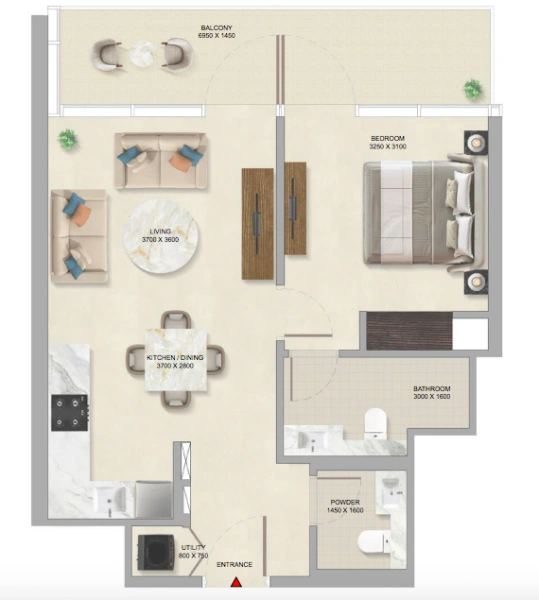 Gemütliches 1-Zimmer-Apartment mit Resort-Style-Living!