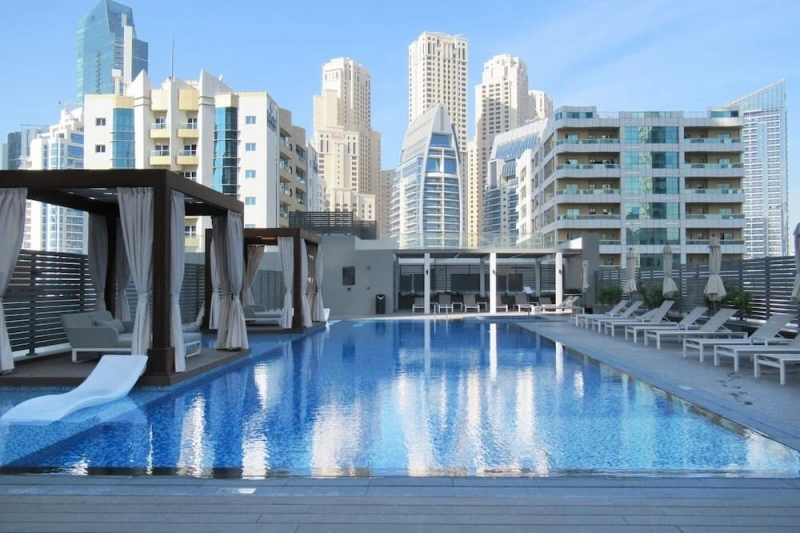 Komplett möblierte 3-Zimmer-Wohnung im Studio One Tower, Dubai Marina - Luxus pur!