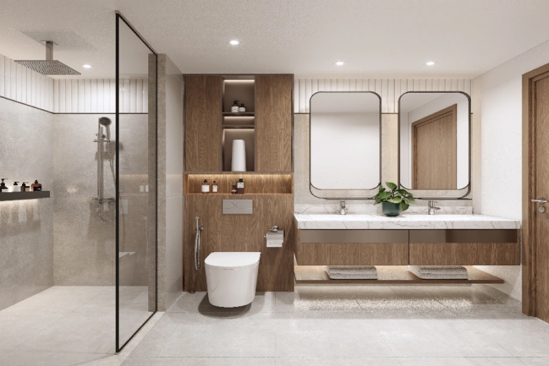 Atemberaubende Zwei-Zimmer-Wohnung mit Pool und Panoramablick