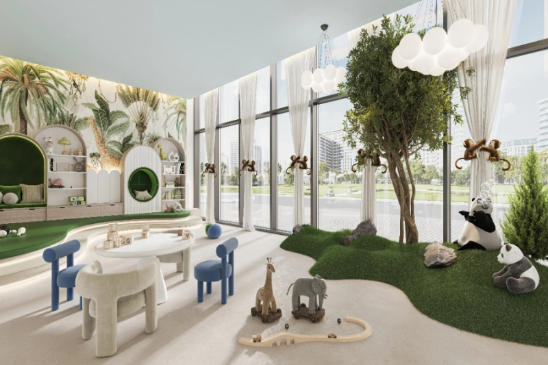 Atemberaubende Zwei-Zimmer-Wohnung mit Pool und Panoramablick