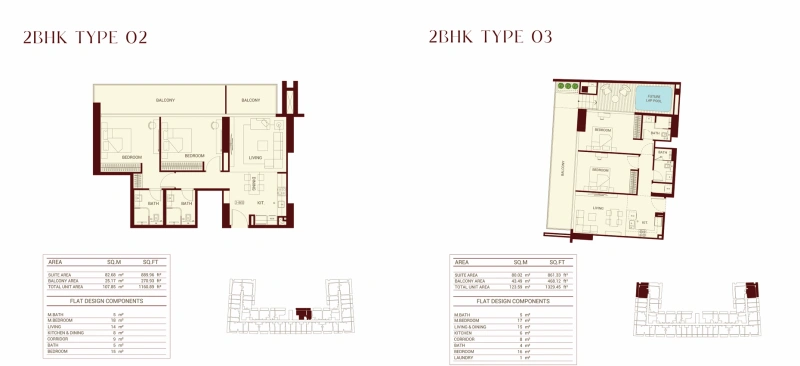 Stilvolles und luxuriöses Apartment mit zwei Schlafzimmern in traumhafter Lage