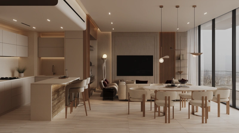 Stilvolles und luxuriöses Apartment mit zwei Schlafzimmern in traumhafter Lage