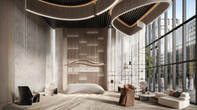 Modernes 1BR-Apartment mit schlankem Design