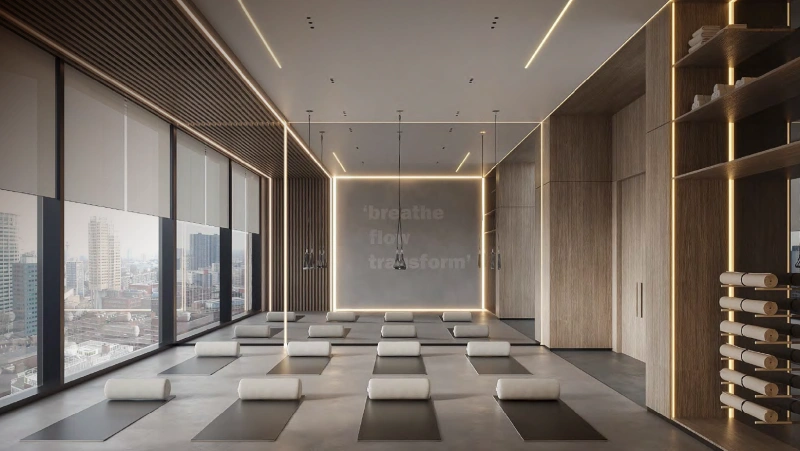 Modernes 1BR-Apartment mit schlankem Design