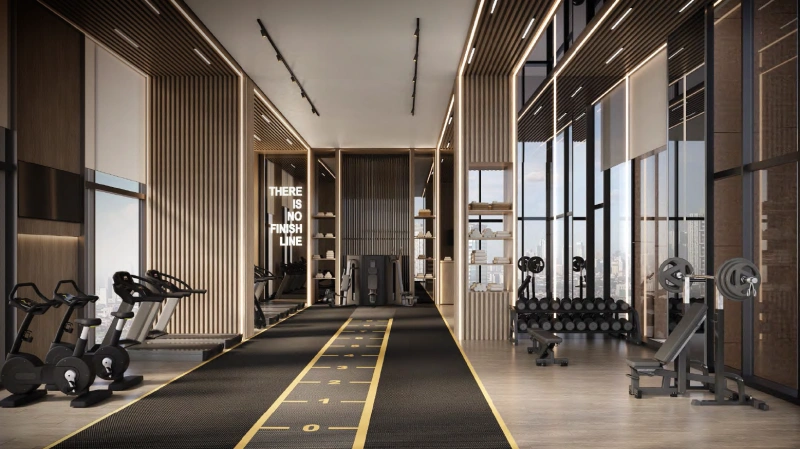 Modernes 1BR-Apartment mit schlankem Design