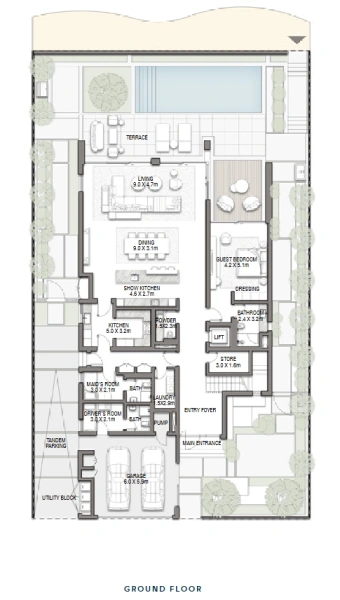 Luxuriöse 5-Zimmer-Villa direkt am Strand mit Eleganz und Stil