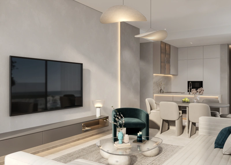 Moderne Stadtwohnung mit Sunken Garden und Basketballplatz auf dem Dach!