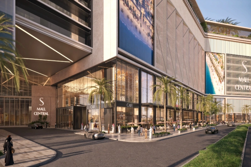 Atemberaubende ein Schlafzimmer mit Pool und Panoramablick