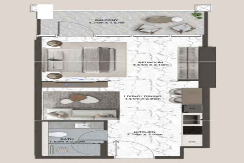 Atemberaubende Studio-Apartment mit Panoramablick - Ihr perfektes Zuhause weg von zu Hause!