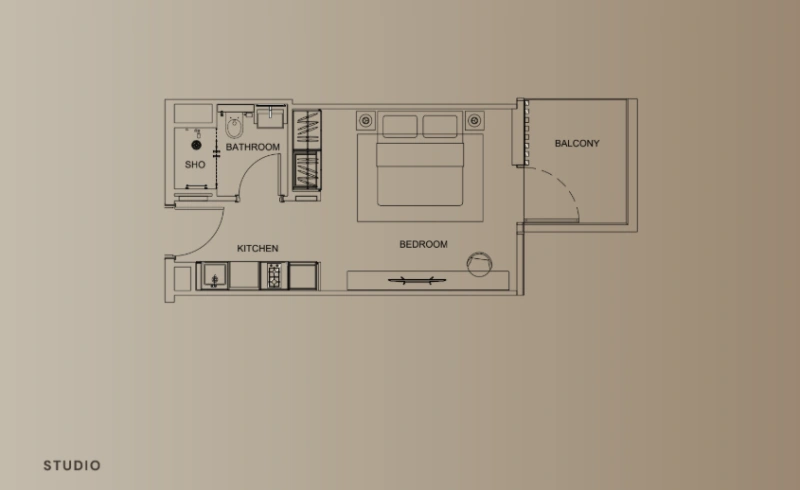 Gemütliches Studio-Apartment mit großartigen Annehmlichkeiten in zentraler Lage
