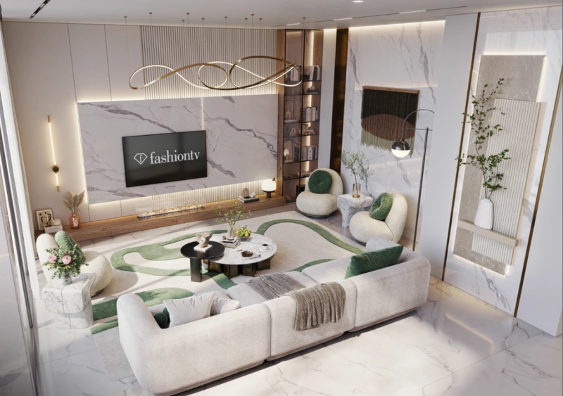 Luxuriöses Penthouse mit 4 Schlafzimmern und Zimmer für das Personal sowie privatem Pool