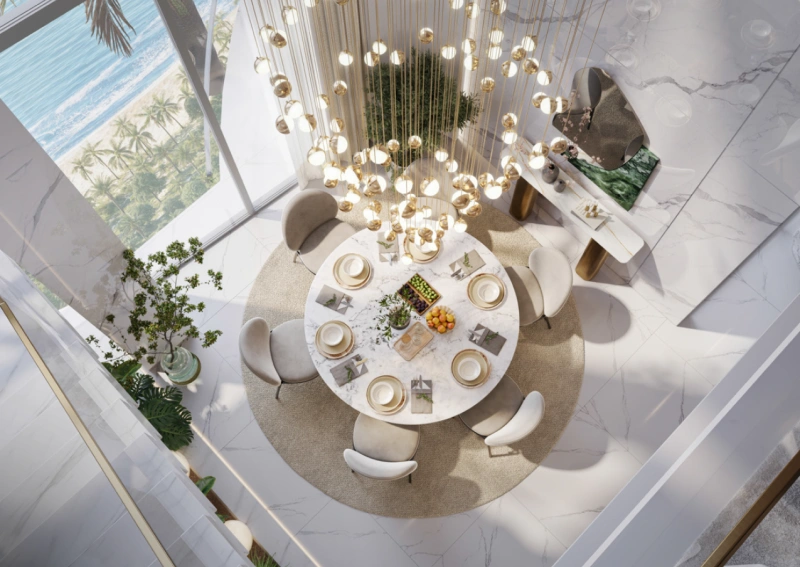 Luxuriöses Penthouse mit 4 Schlafzimmern und Zimmer für das Personal sowie privatem Pool