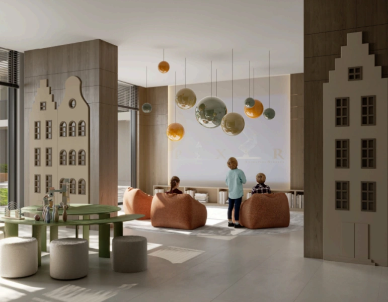 Wohnung mit zwei Schlafzimmern und Dienstmädchenzimmer