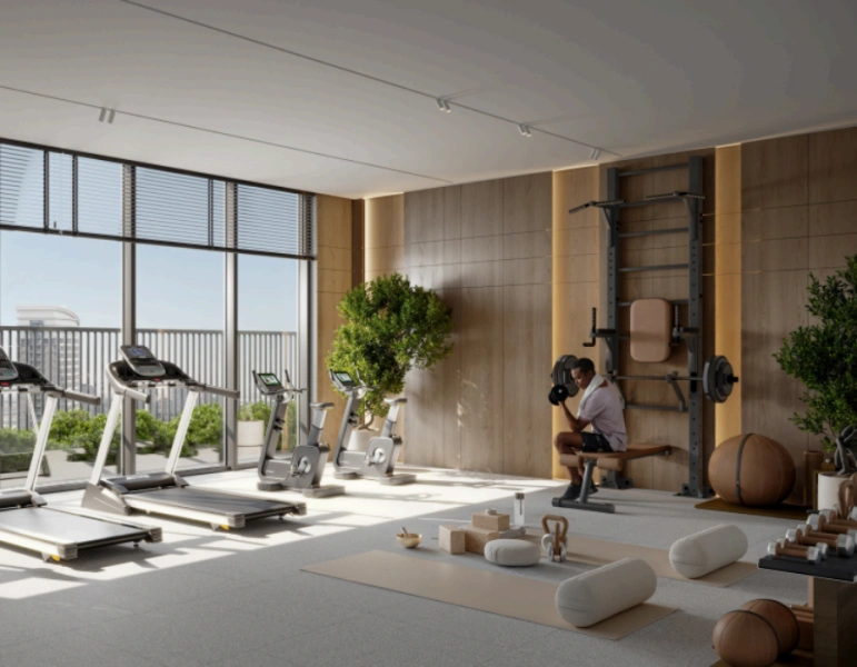 Wohnung mit zwei Schlafzimmern und Dienstmädchenzimmer