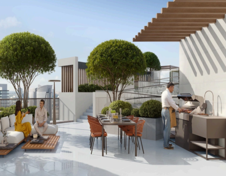 Wohnung mit zwei Schlafzimmern und Dienstmädchenzimmer