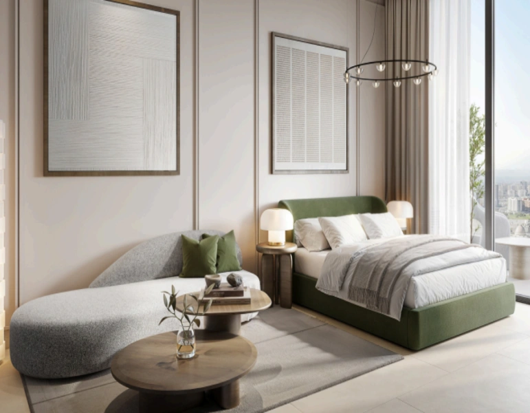 Wohnung mit zwei Schlafzimmern und Dienstmädchenzimmer