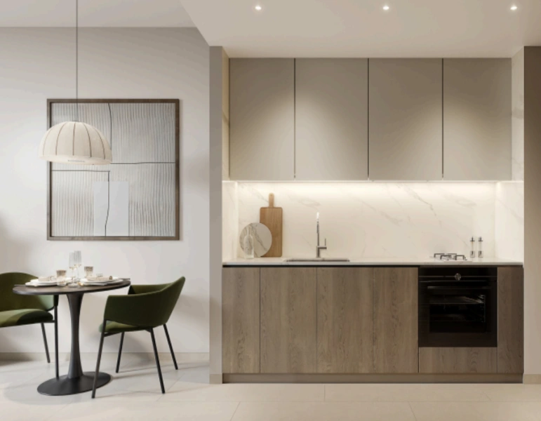 Wohnung mit zwei Schlafzimmern und Dienstmädchenzimmer