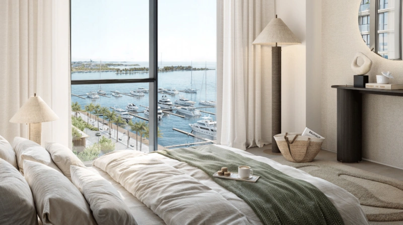 Traumhaftes 1-Zimmer-Apartment mit Meerblick in exklusiver Wasservillenanlage