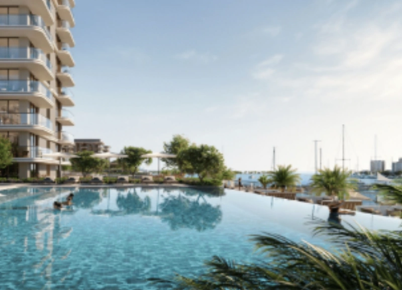 Traumhaftes 1-Zimmer-Apartment mit Meerblick in exklusiver Wasservillenanlage