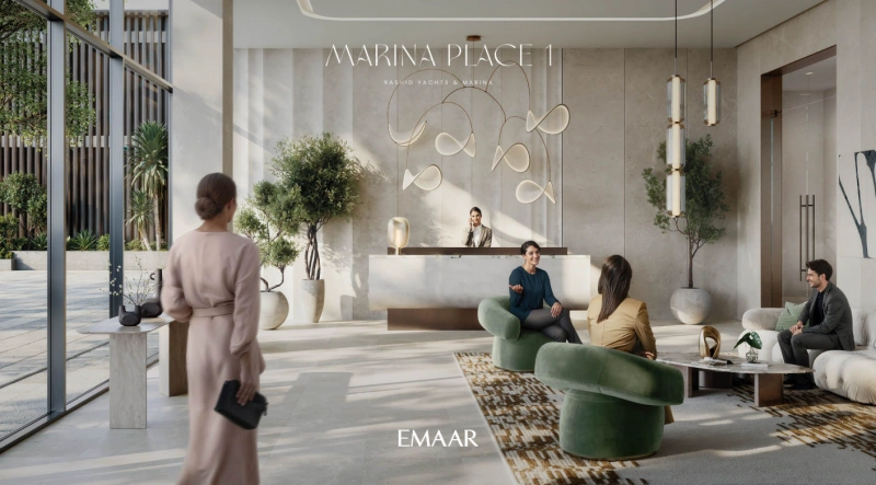 Traumhaftes 1-Zimmer-Apartment mit Meerblick in exklusiver Wasservillenanlage