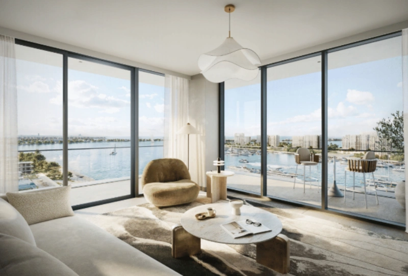 Traumhaftes 1-Zimmer-Apartment mit Meerblick in exklusiver Wasservillenanlage