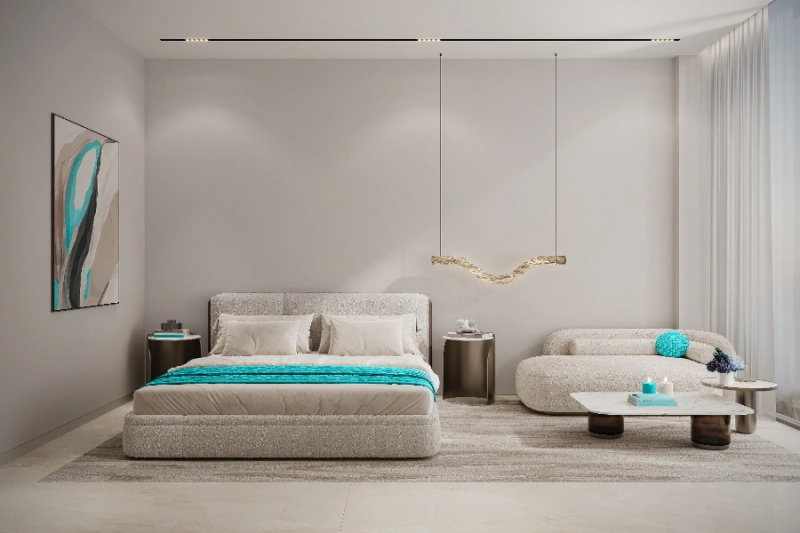 Modernes Studio-Apartment mit stilvollen Designmerkmalen