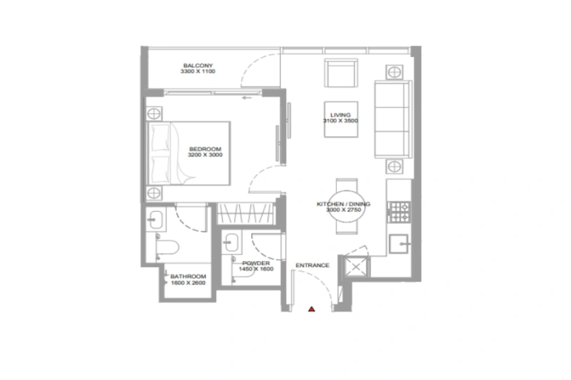 Luxury One Bedroom Apartment with Pool and Panoramic Views