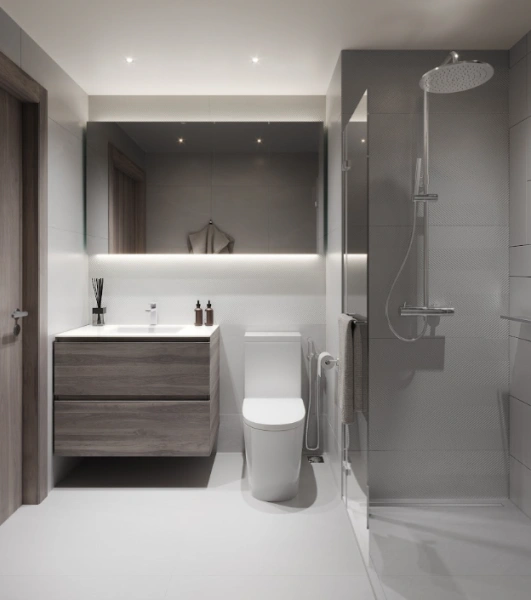 1.5-Schlafzimmer-Wohnung in "TETR1S TOWER"