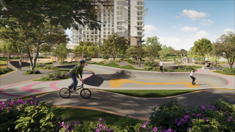 Geräumige 2-Zimmer-Wohnung mit großem Wohnbereich und hellen Zimmern.