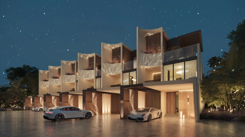 Luxuriöses Stadthaus mit 3 Schlafzimmern, privatem Pool und Smart-Home-System