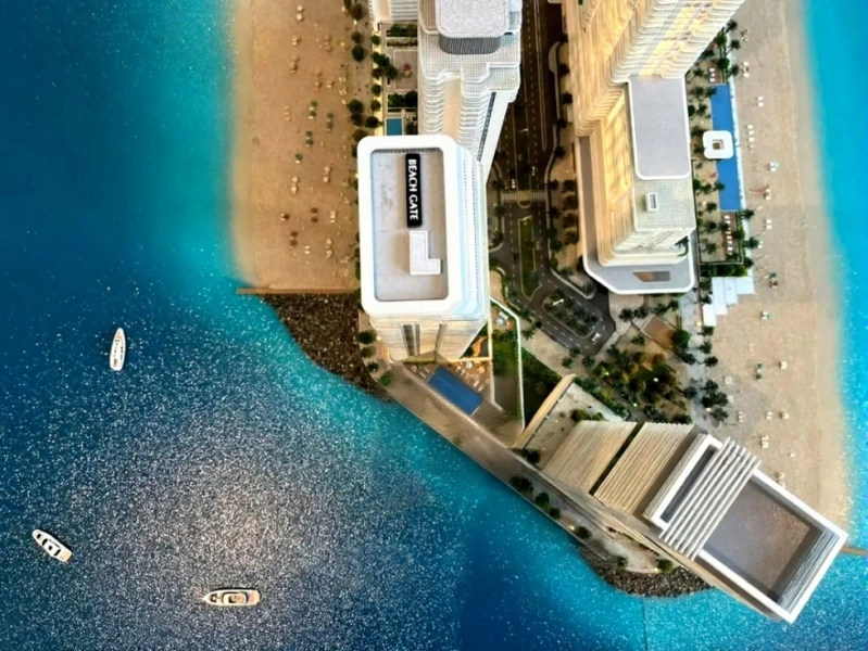 Luxuriöses Wohnen direkt am Strand in einem elegant gestalteten 3-Schlafzimmer-Apartment