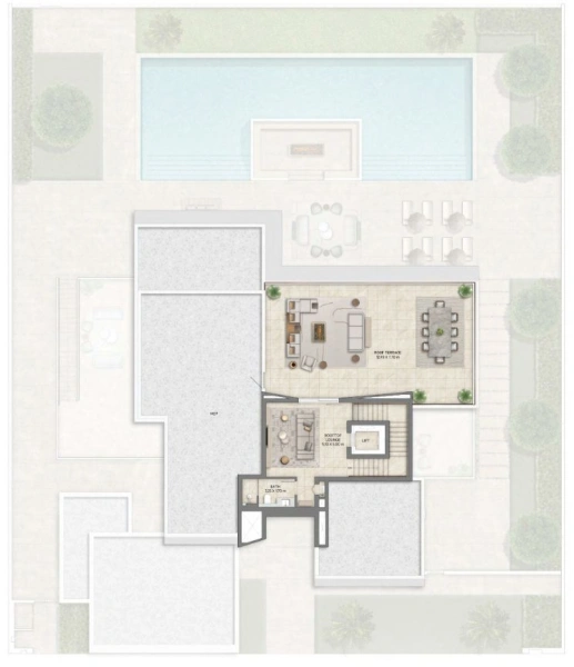 Traumvilla mit 6 Schlafzimmern in Luxus-Community am Lagunenufer