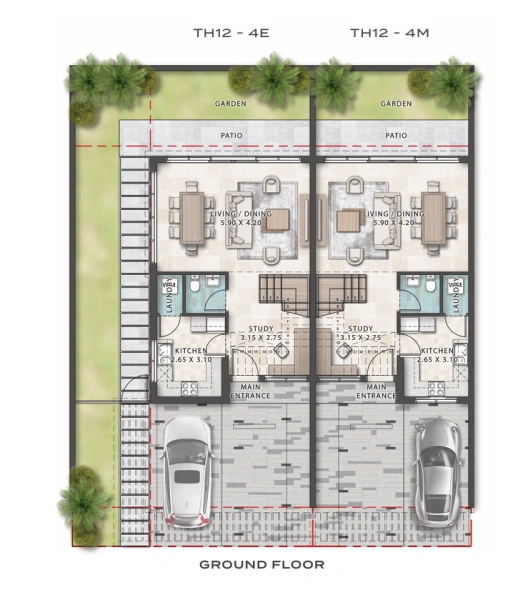 Traumhaftes und luxuriöses Stadthaus mit 4 Schlafzimmern