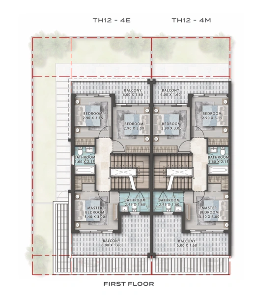 Traumhaftes und luxuriöses Stadthaus mit 4 Schlafzimmern