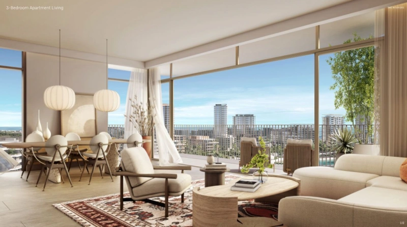 Fantástico piso de 3 dormitorios en las Islas de Dubai con acceso a la playa