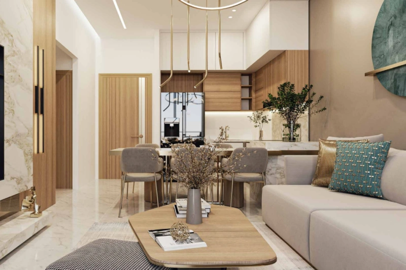 Wohnen wie im Hotel in einem luxuriösen 1-Schlafzimmer-Apartment