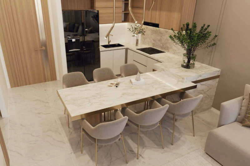 Wohnen wie im Hotel in einem luxuriösen 1-Schlafzimmer-Apartment