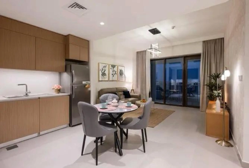 Stilvolles Ein-Zimmer-Apartment mit modernem Design