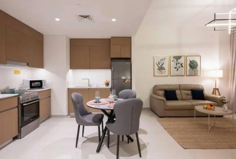 Stilvolles Ein-Zimmer-Apartment mit modernem Design