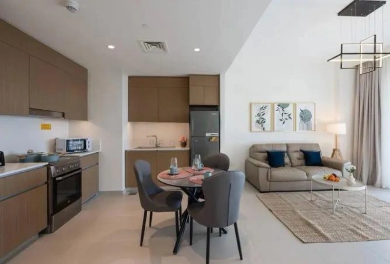 Stilvolles Ein-Zimmer-Apartment mit modernem Design