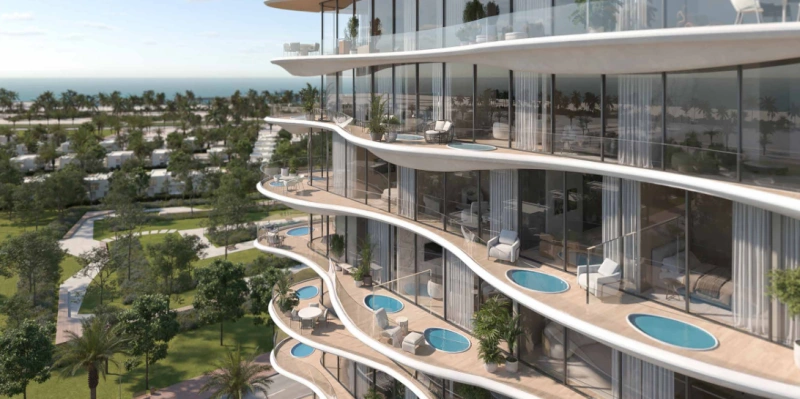 Luxuriöse 2-Zimmer Duplex-Wohnung mit Balkon und privatem Pool!